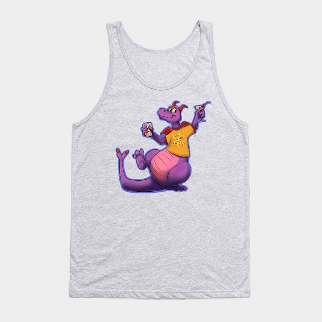 Food, Wine, Feeling Fine! Tank Top by AttractionsApparel